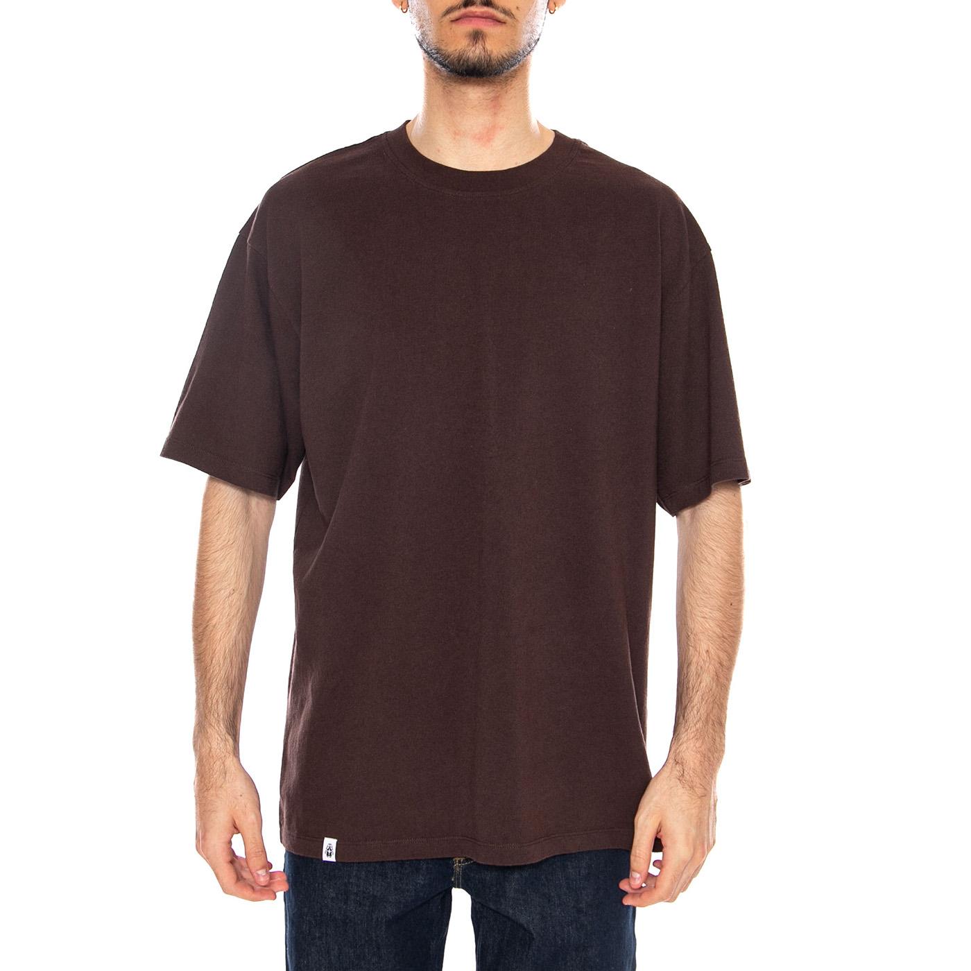Oversize Basic TS Coffee Bean - Maglietta Girocollo Uomo Marrone I035016.3RM.67. 3RM.67 EDWIN 