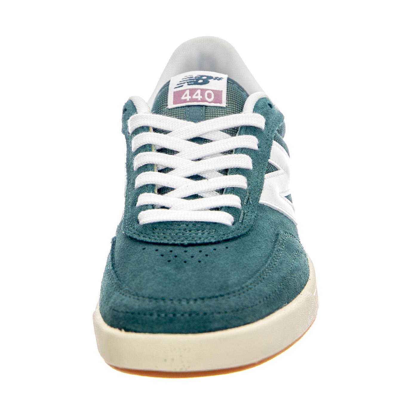 Scarpa Numeric Skateboarding New Srpruce Leather / Textile - Scarpe Stringate Profilo Basso Uomo Verdi NM440FGR  NEW BALANCE 