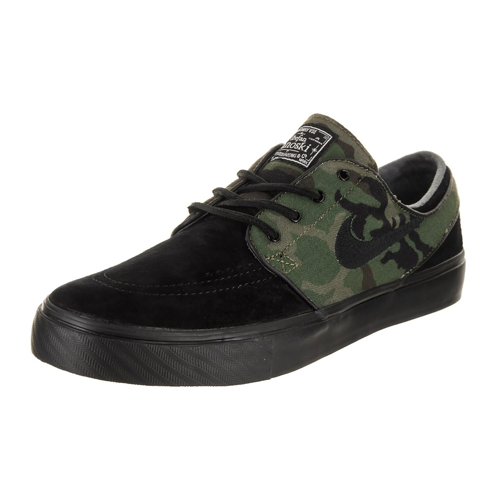 SB Zoom Stefan Janoski OG Skateboarding BLACK/BLACK-MEDIUM OLIVE-WHITE 833603-002  NIKE 