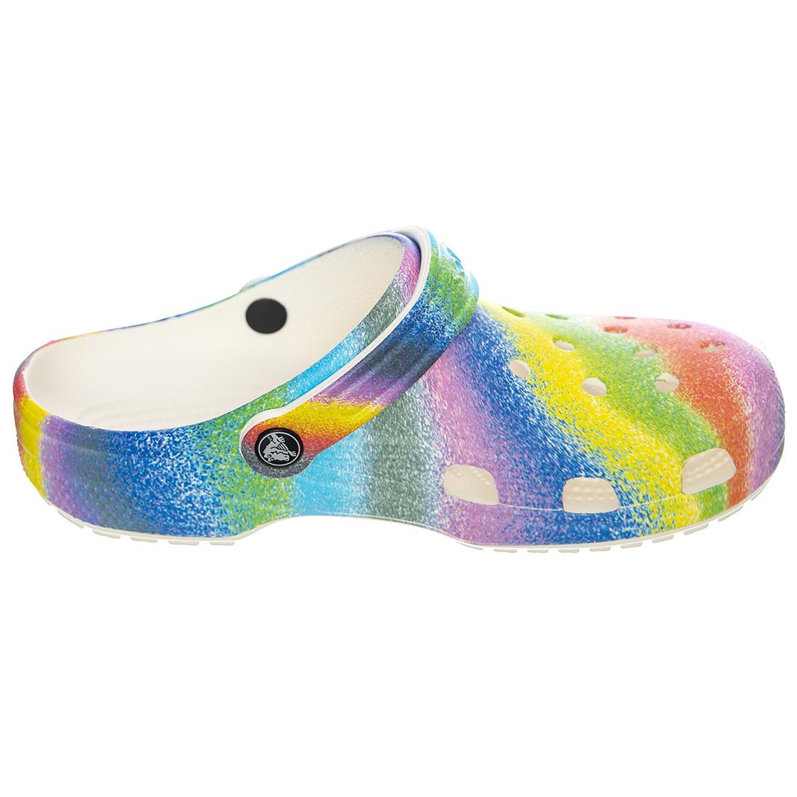 Classic Spray Dye Clog White / multi - Sandali Donna Arcobaleno / Multicolore 262022_1  CROCS 