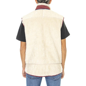 M's Classic Retro-X Vest Dark Natural w/Sequoia Red - Giacca Invernale Smanicata Uomo Beige 23048-DNSQ  PATAGONIA 