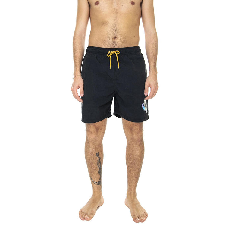 M' Holo Hand Swimshort Black Holo - Costume da Bagno Uomo Nero Holo Hand Swimshort Black Holo  SANTA CRUZ 