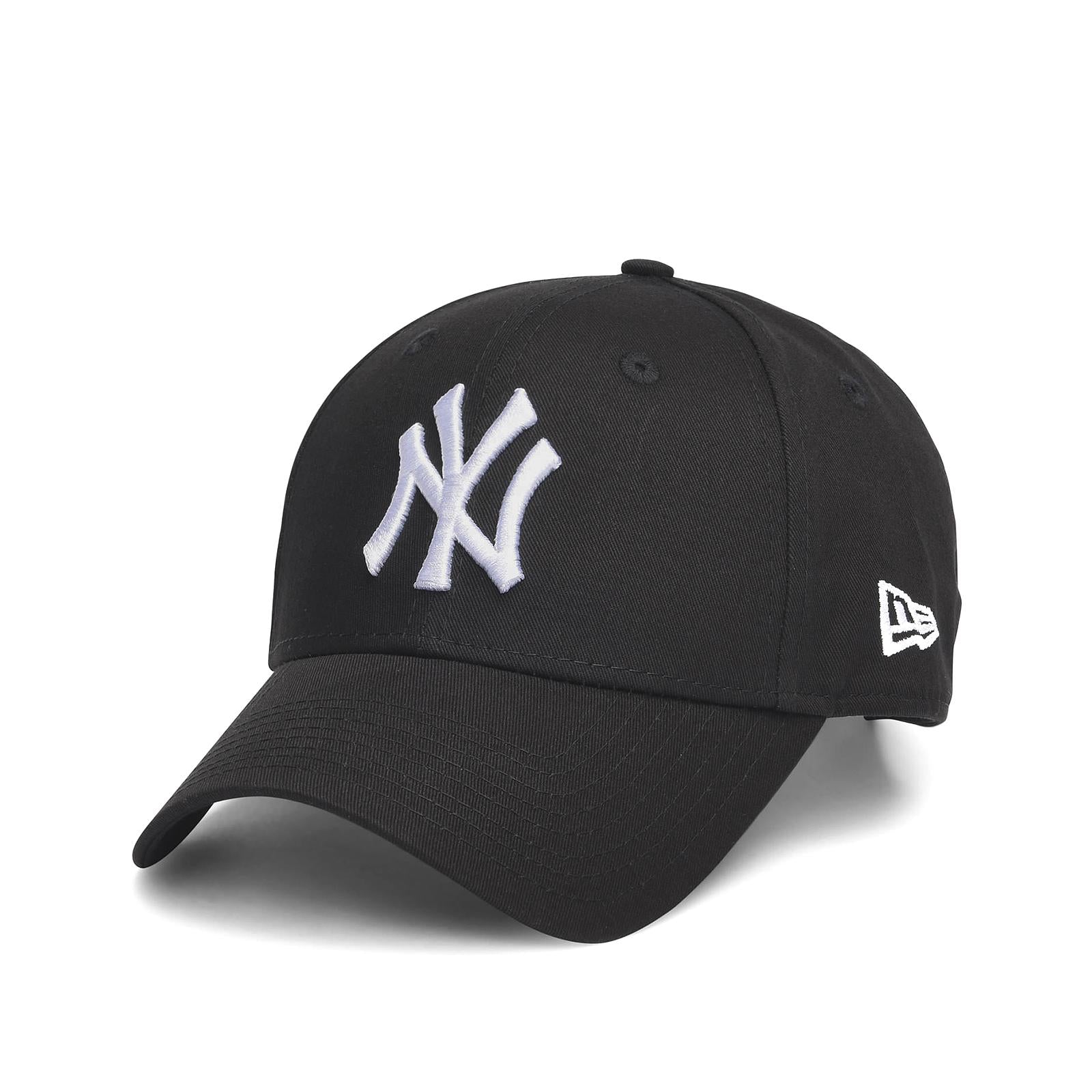 9Forty League Basic NY Yankees Hat - Black / White - Cappellino con Visiera Nero 113044_4  NEW ERA 