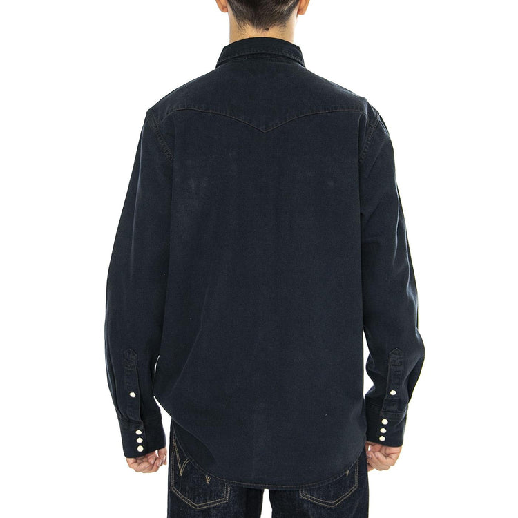 Western Shirt Midnight Rodeo Shirt - Camicia Uomo Blu 112357193-BLUE  WRANGLER 