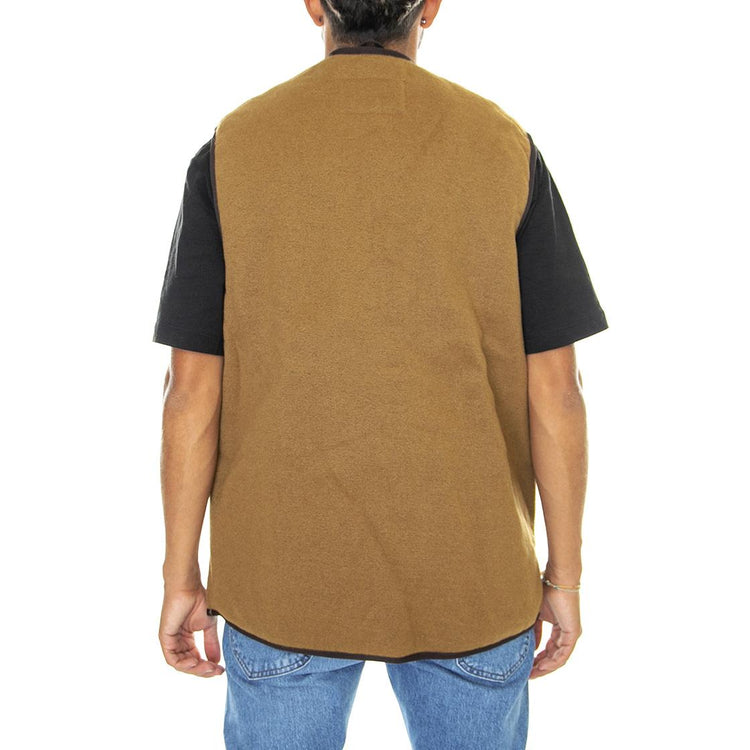 Pile Waistcoat Zip In Liner Brown - Giacca Invernale Smanicata Uomo Marrone 222MMLI0004-BR31  BARBOUR 