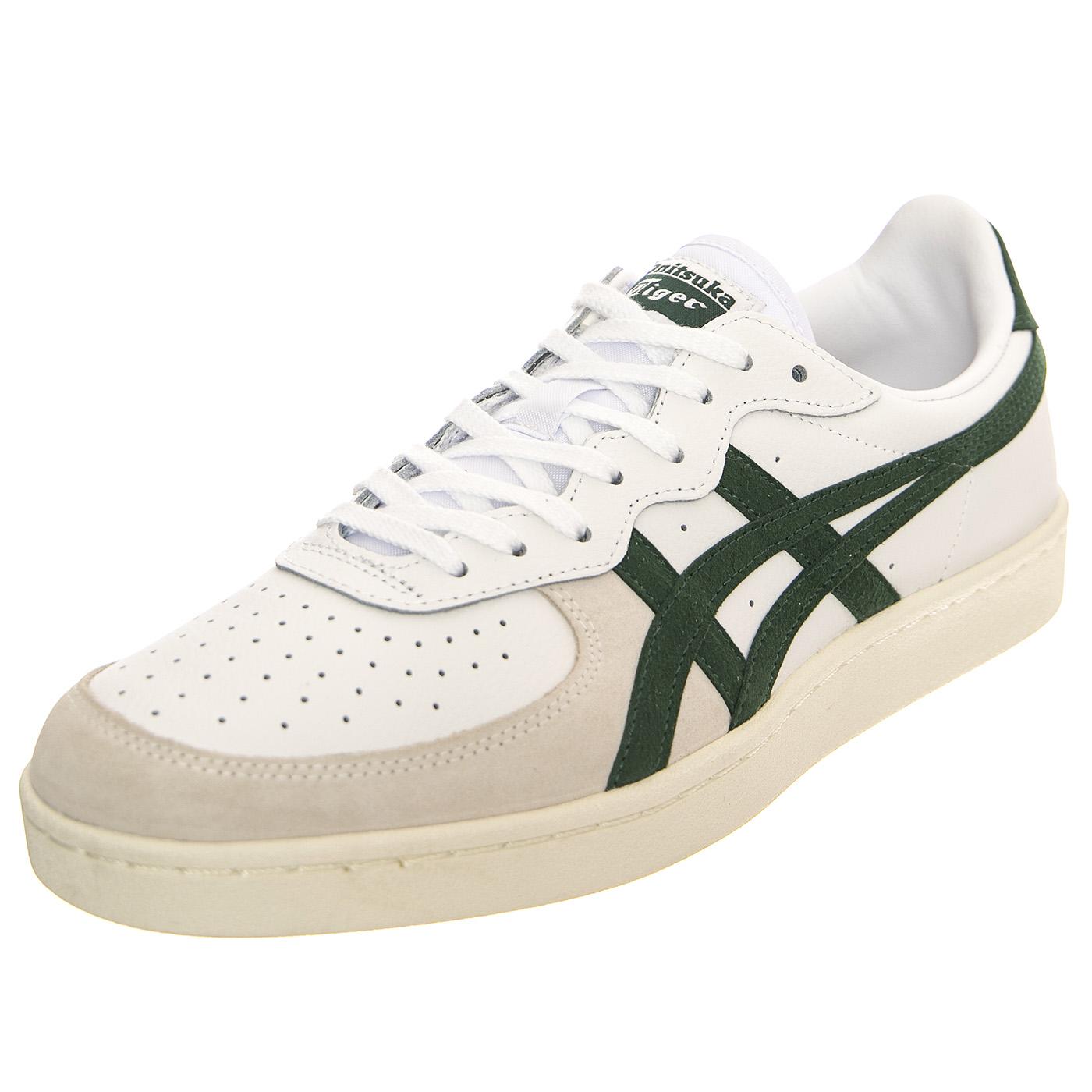 GSM White / Hunter Green Shoes - Scarpe Stringate Profilo Basso Uomo Bianche D5K2Y-101  ASICS 