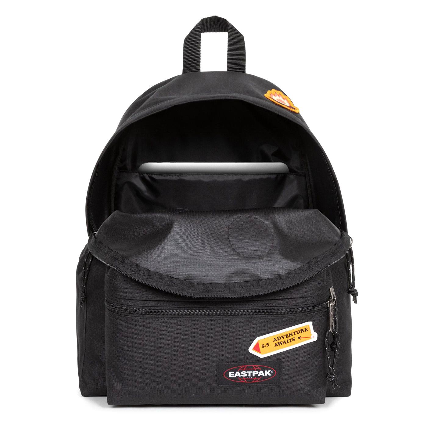 Padded Zippl'r + Camp Patch Black - Zaino Nero EK0A5B740B11  EASTPAK 