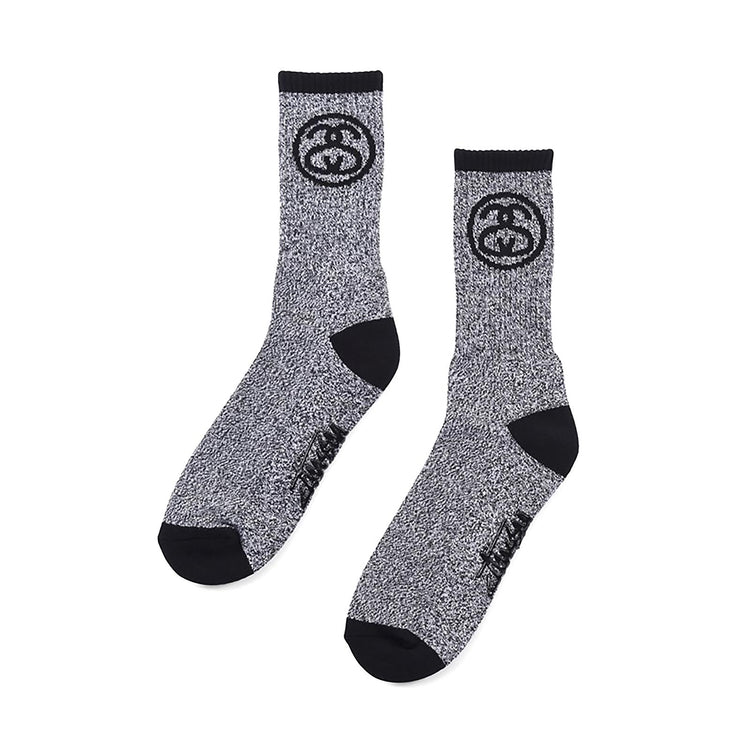 SS-LINK SOCKS BLACK/WHITE 138574-BLACK/WHITE  STUSSY 