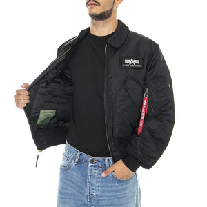 CWU 45 - Giacca Invernale Uomo Nera 100102-03 . ALPHA INDUSTRIES 