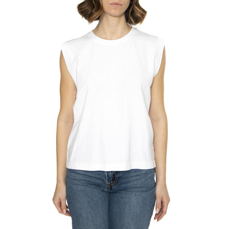 Boxy Tank Neutrals - Canotta Donna Bianca A8794-0001  LEVIS 