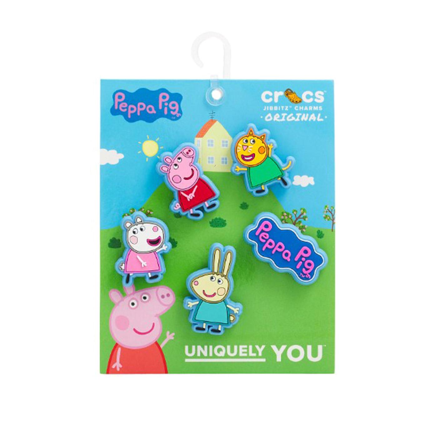 Peppa Pig 5 Pack UCOL - Set da 5 Pezzi di Charm Multicolore CR.3011 JIB-UCOL  CROCS 