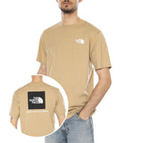 M EVO BOX NSE REG SS KHAKI STONE - T-shirt Manches Courtes Homme Beige THE NORTH FACE