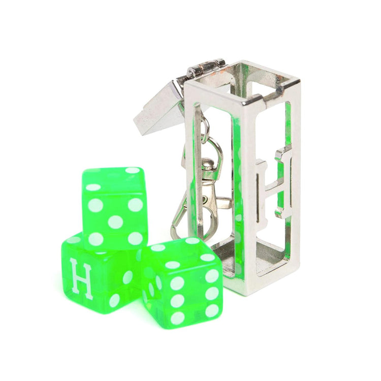 Huf Dice Keychain Silver - Portachiavi Argento AC00636-SILVR  HUF 