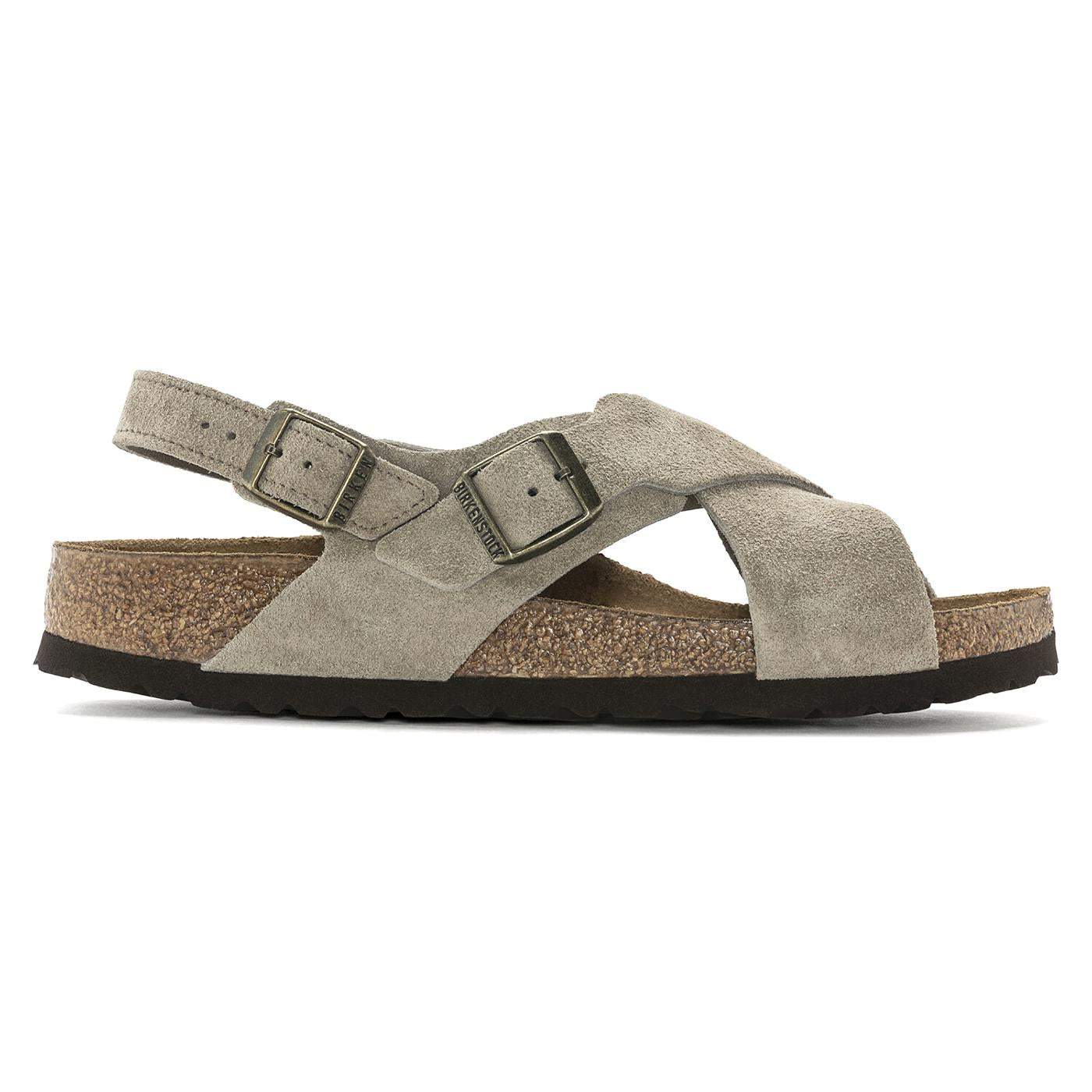 Tulum SFB Taupe Suede Leather - Sandali Donna Grigi 1024110  BIRKENSTOCK 