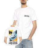 OBEY VISUAL DESIGN STUDIO TEE - Camiseta Cuello Redondo Hombre Blanca Hombre OBEY