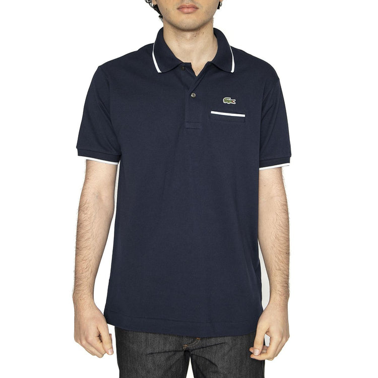Maglietta M/C HHW Polo Shirt Blue - Polo Uomo Blu PH9838-HHW  LACOSTE 