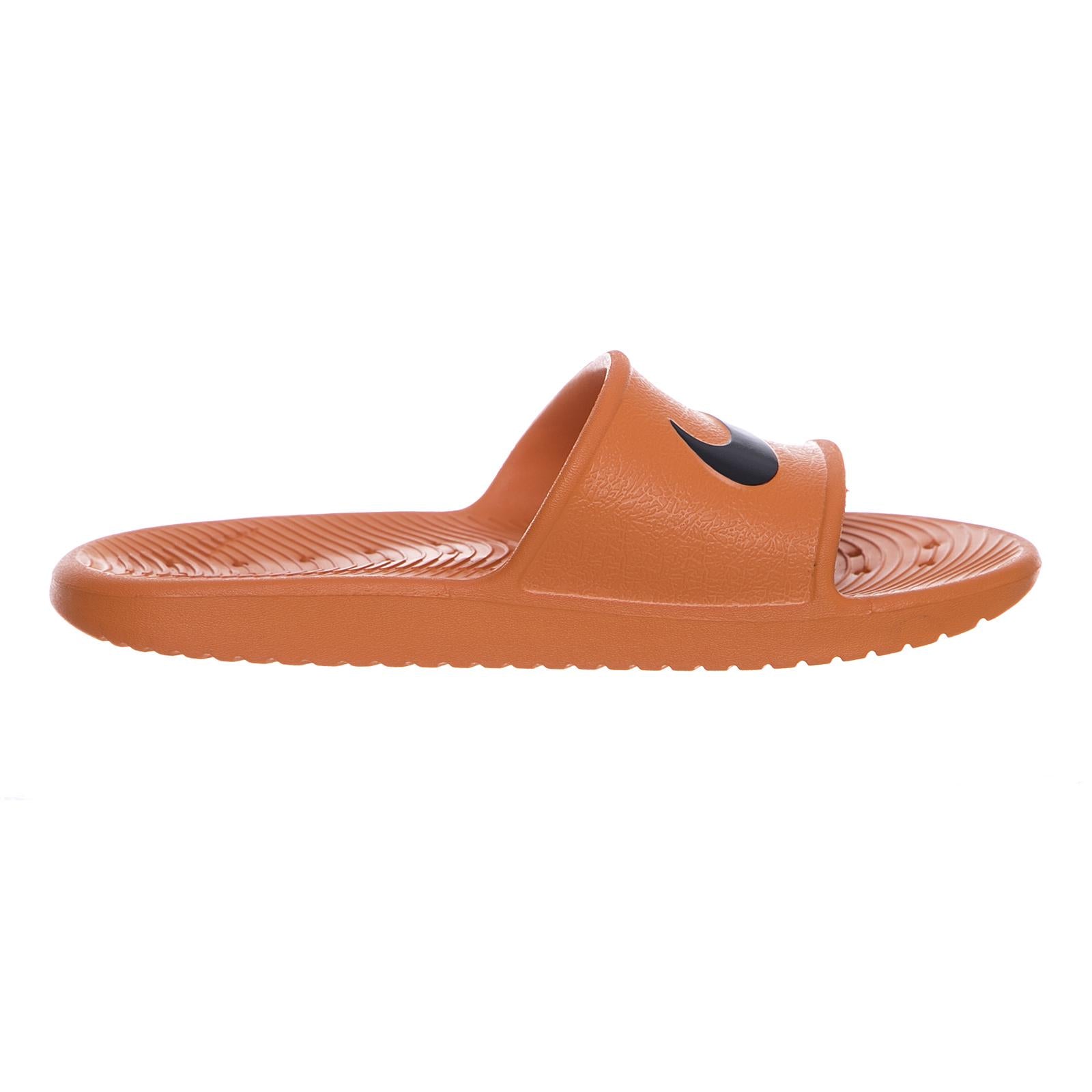 Kawa Shower Slide MIDNIGHT SOLAR ORANGE / BLACK 832528-800  NIKE 
