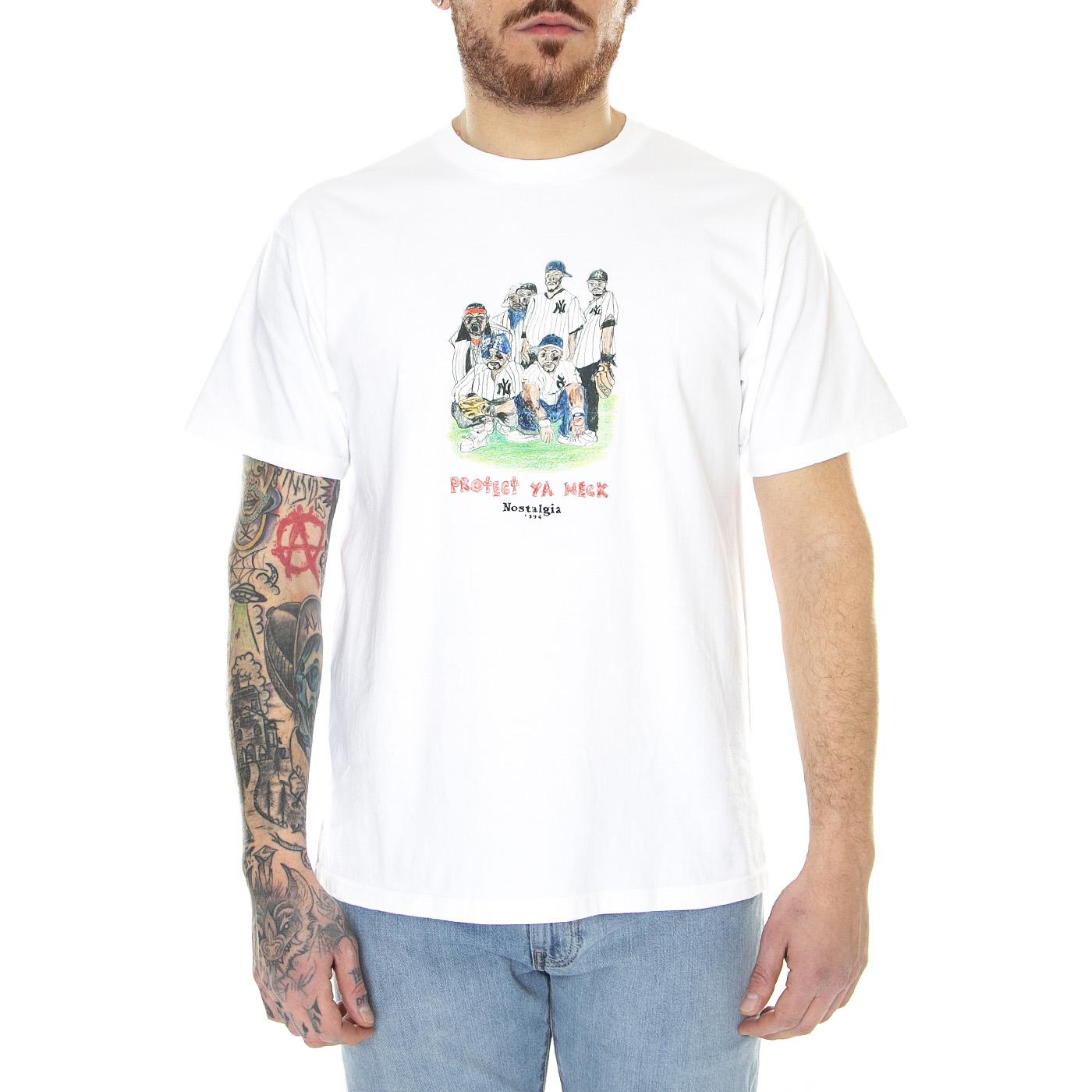 Wu Tang T-Shirt White - Maglietta Girocollo Uomo Bianca W22T-WUTANG-WHT  USUAL 