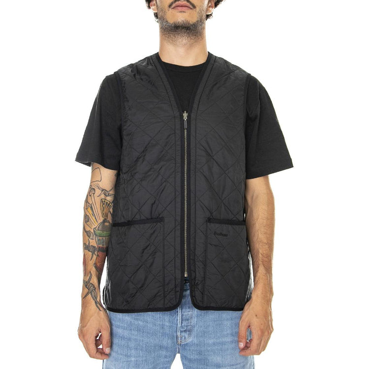 Polarquilt Waistcoat Zip Liner Black - Giacca Smanicata Uomo Nera FW22-MLI0002-BK91  BARBOUR 
