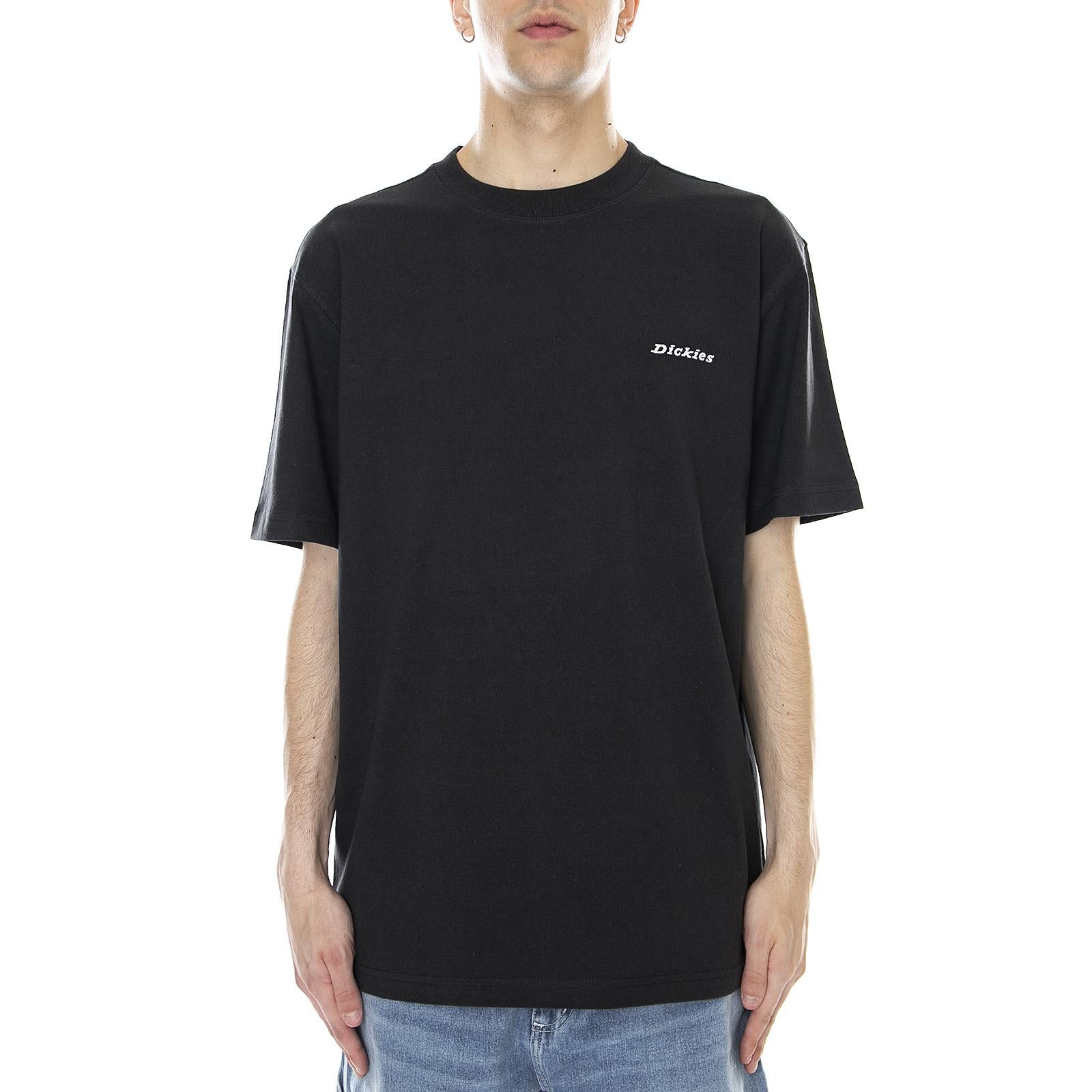 Mens Loretto T-Shirt - Black - Maglietta Girocollo Uomo Nera DK0A4X9OBLK1  DICKIES 
