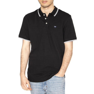 Polo Shirt Black - Polo Uomo Nera 112350404  WRANGLER 