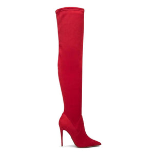 DADE RED MICROSUEDE - Stivali Alti Donna Rossi SMSDADE-RED . STEVE MADDEN 