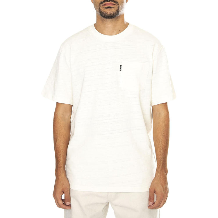 Slub Pocket T-Shirt Marshmallow - Maglietta Girocollo Uomo Bianca PFD0329-879  PENFIELD 