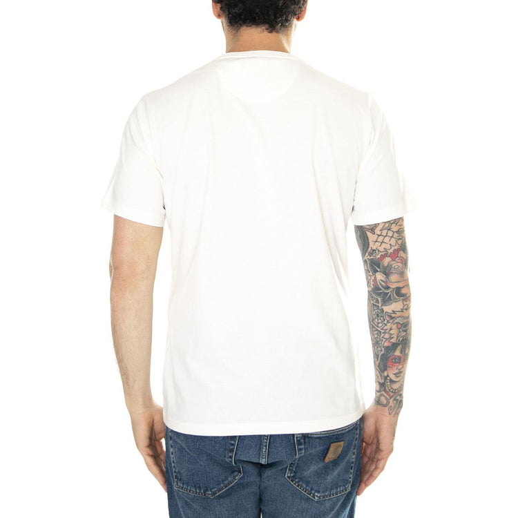 Essential Sports Tee Whisper White - Maglietta Girocollo Uomo Bianca SS24-MTS0331-WH32  BARBOUR 