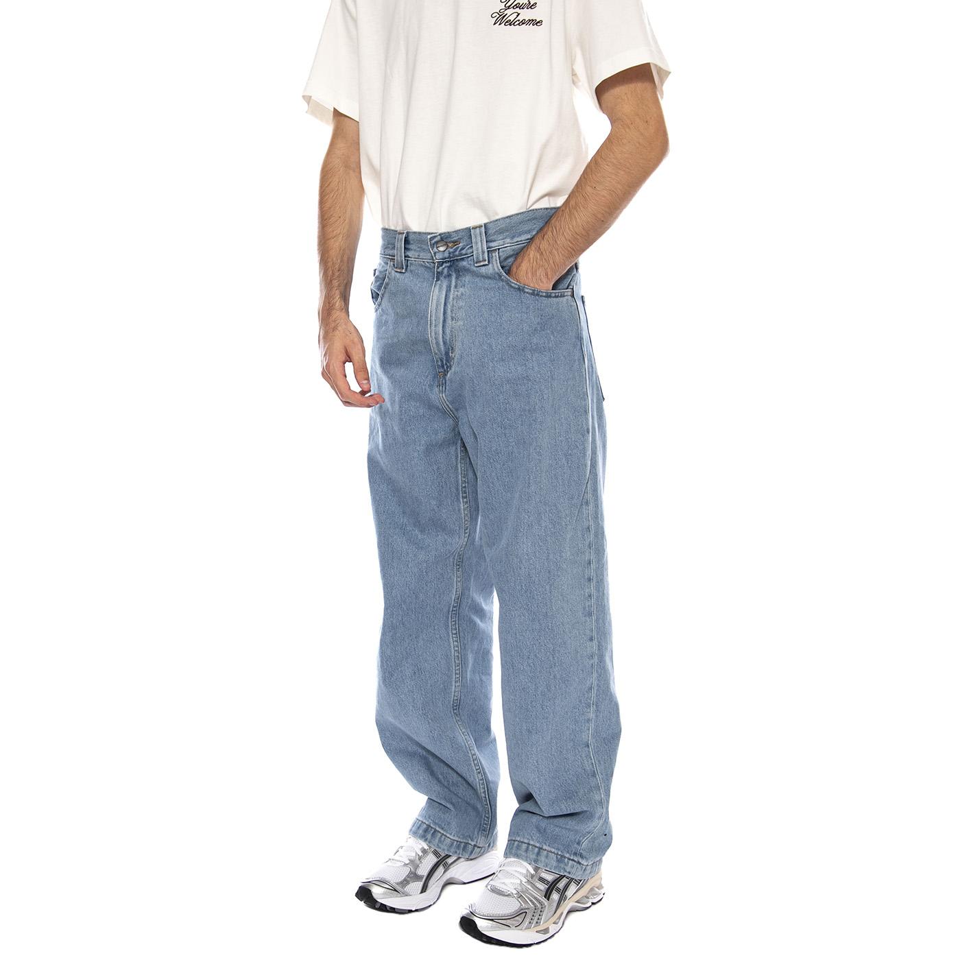 Brandon Pant Blue - Pantaloni Denim Jeans Uomo Blu I035893.0112  CARHARTT WIP 