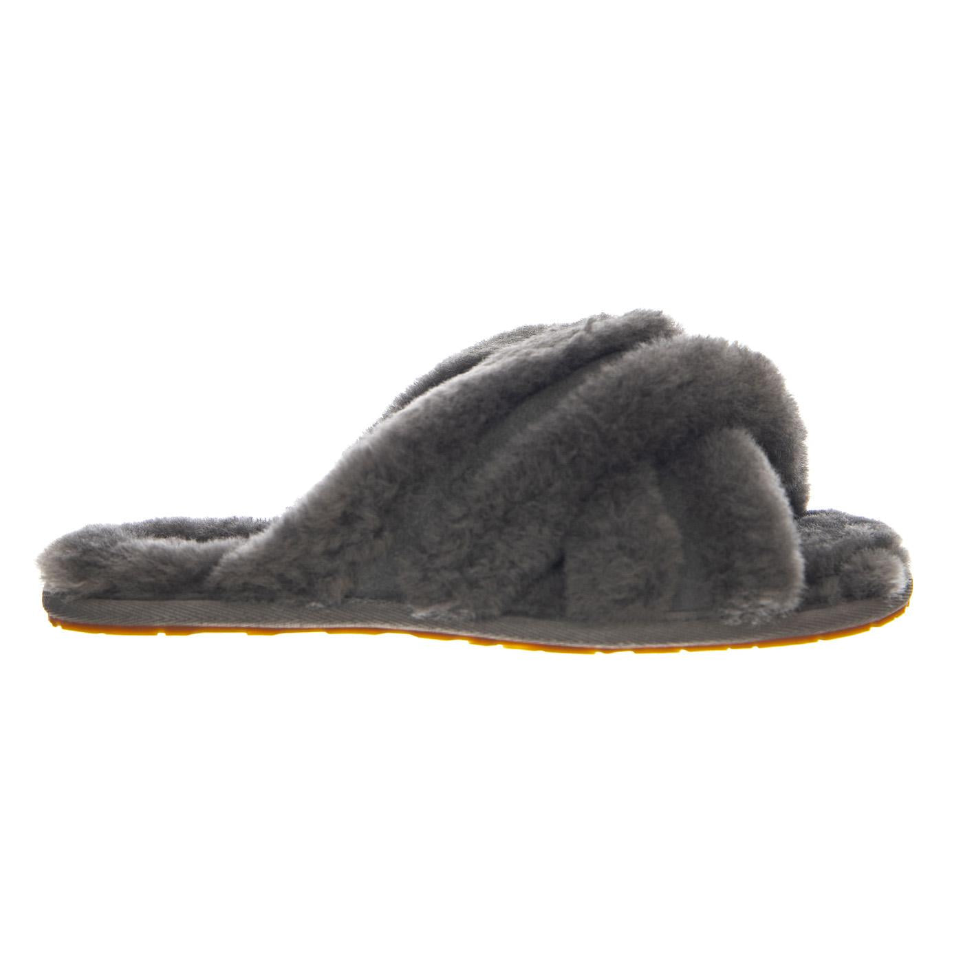 UGG W Scuffita Charcoal - Pantofole Donna in Pelle Scamosciata Grigia 1123572W CHR UGG 