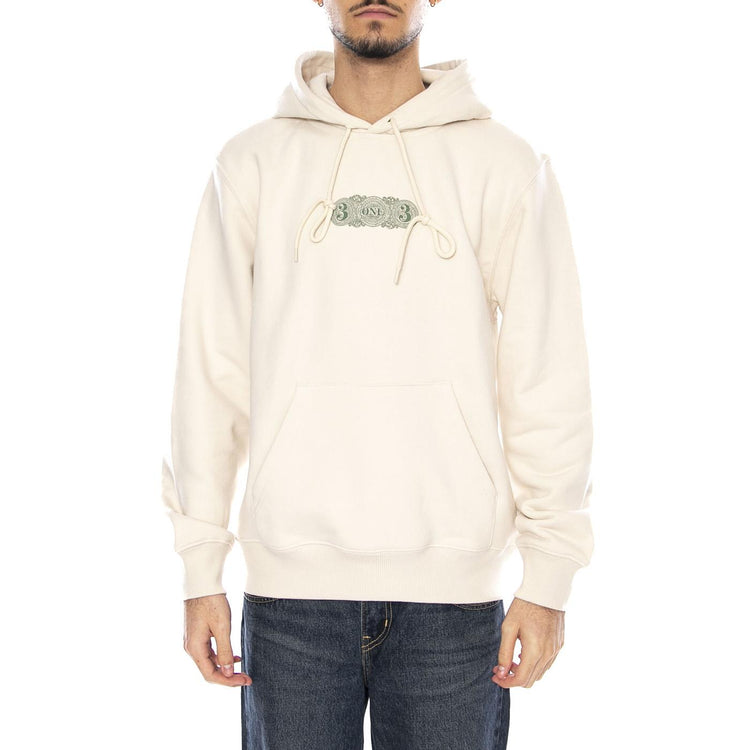 Hooded 3 One 3 Sweat -- Felpa Uomo Cappuccio Ecrù I035645.1NGXX . CARHARTT WIP 