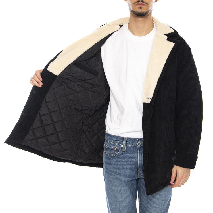 Obey Becker Coat Black -- Cappotto Uomo Nero 121800579 BLK OBEY 