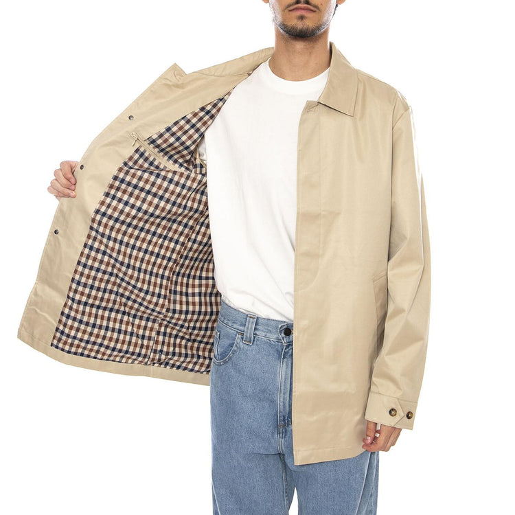 Aquascutum Iconic Caban Beige - Giacca Uomo Beige AA_B005_JK005  AQUASCUTUM 