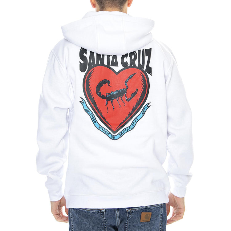  Sacred Heart Hood White  SANTA CRUZ 