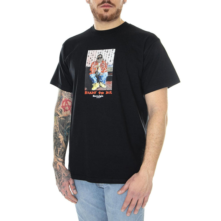 Biggie T-Shirt Black - Maglietta Girocollo Uomo Nera W22T-BIGGIE-BLK  USUAL 
