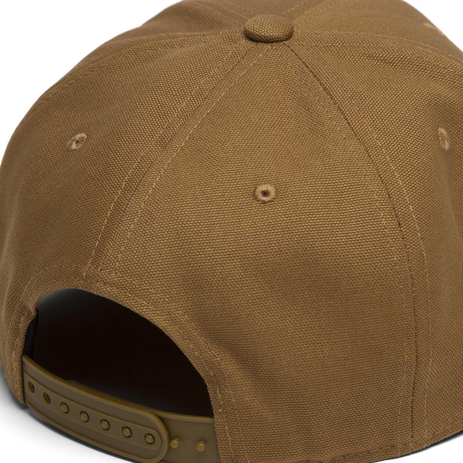 LOGO CAP 100% COTTON CANVAS 8 OZ Hamilton Brown I023099.HZ.00.06  CARHARTT WIP 