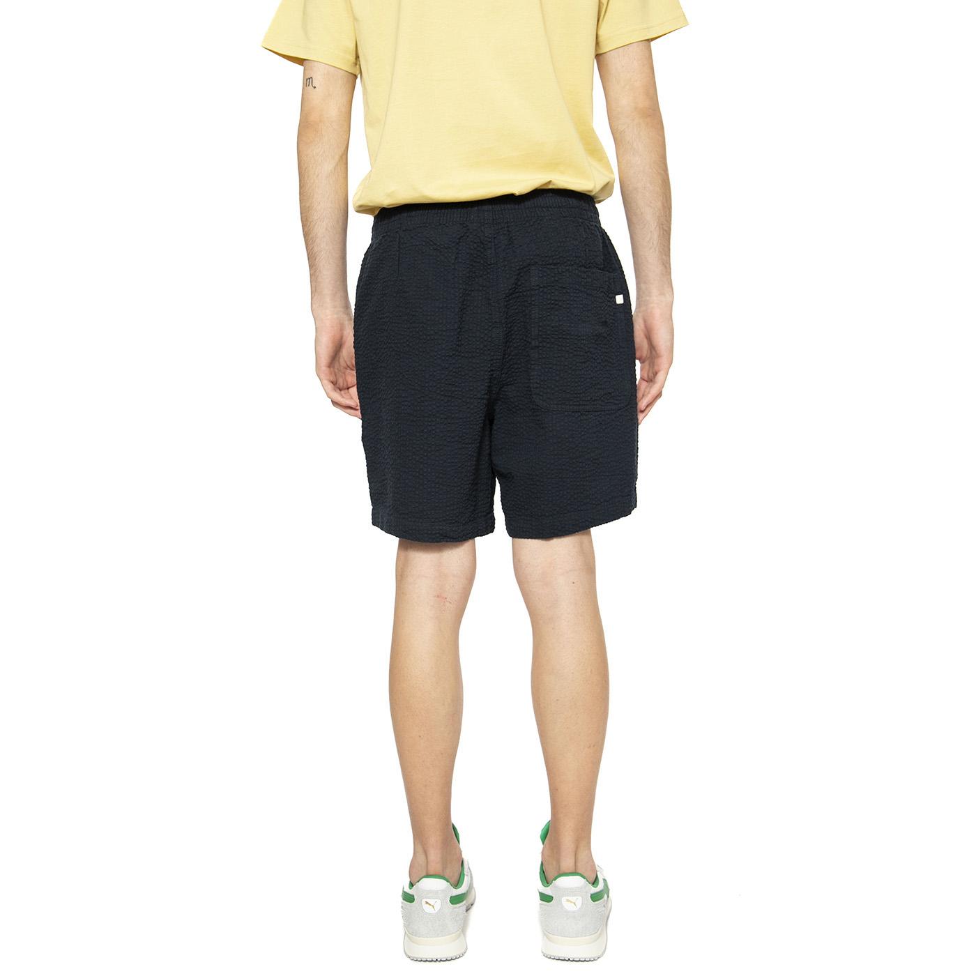 Redwald Seersucker Short True Navy - Bermuda Uomo Blu F4HSF008412  FARAH 