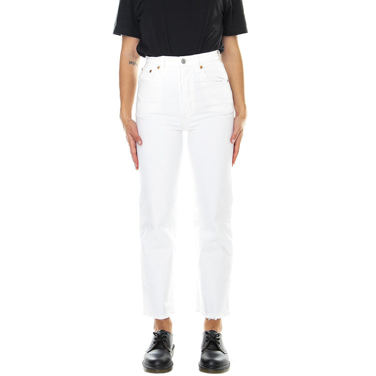 Womens Ribcage Straight Ankle - Denim Jeans Donna Bianchi 72693-0076  LEVIS 