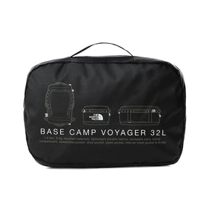 Base Camp Voyager Duffel 32L TNF Black / TNF White - Borsa a Tracolla Nera NF0A52RRKY41  THE NORTH FACE 