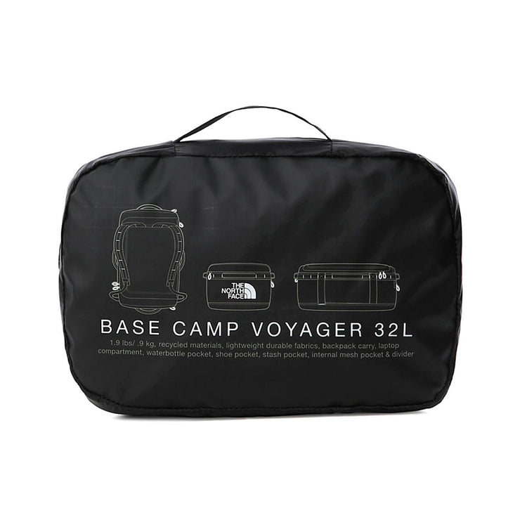 Base Camp Voyager Duffel 32L TNF Black / TNF White - Borsa a Tracolla Nera NF0A52RRKY41  THE NORTH FACE 