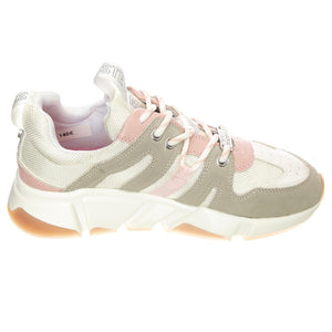 Gamegirl Bone / Pink - Scarpe Stringate Profilo Basso Donna Multicolore SMPGAMEGIRL-BON  STEVE MADDEN 