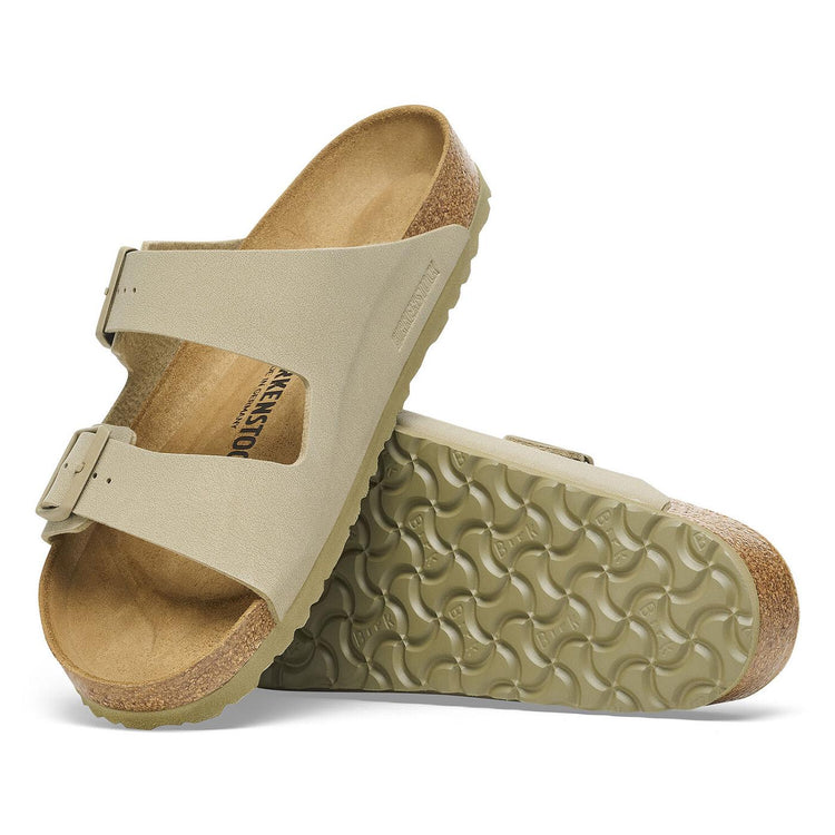 Arizona Bs Faded Khaki Birko Flor - Sandali Uomo Verdi 1027697  BIRKENSTOCK 