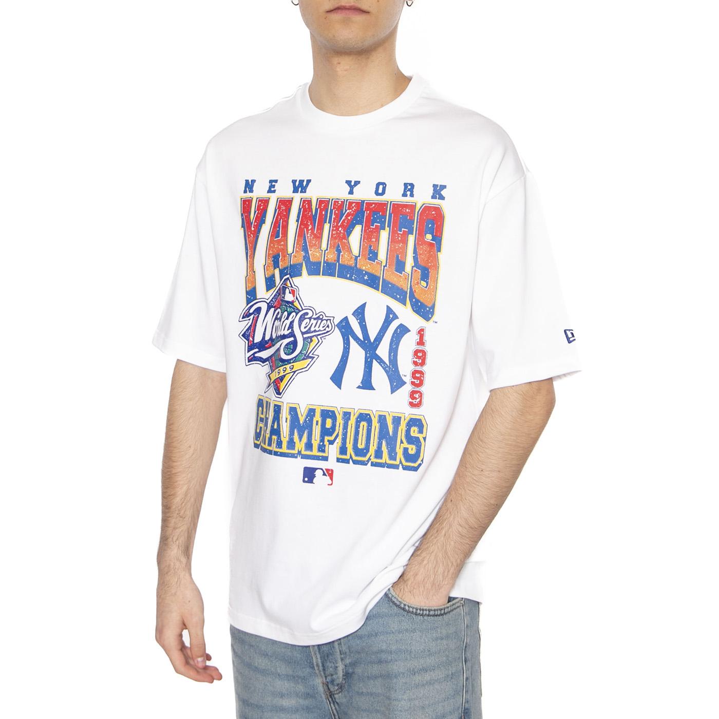 MLB World Series OS Tee New York Yankees White -  Maglietta Girocollo Uomo Bianca 60667817  NEW ERA 