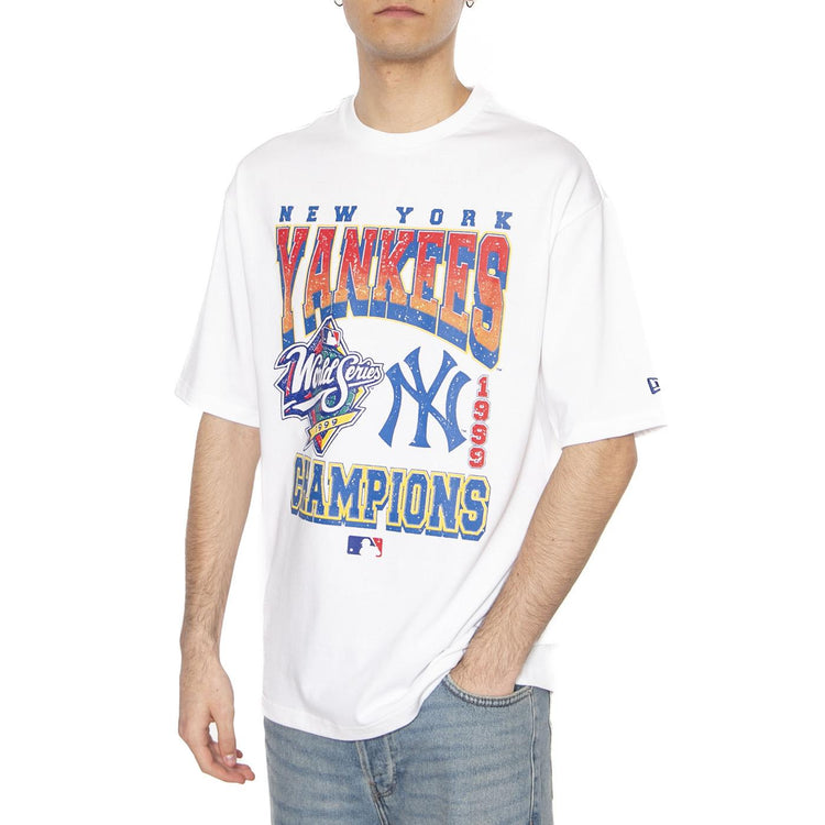 MLB World Series OS Tee New York Yankees White -  Maglietta Girocollo Uomo Bianca 60667817  NEW ERA 