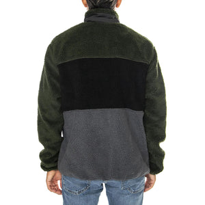 P Bear Colour Block Borg Zip T Castelrock - Giacca Uomo Multicolore PFD0050-Y3A  PENFIELD 