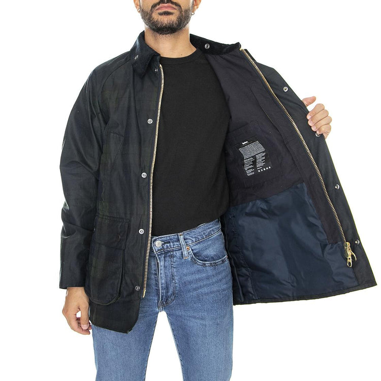 SL Bedale Blackwatch Navy - Giacca Invernale Uomo Blu 222MMWX1764-NY72  BARBOUR 