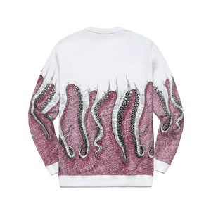 BLACKRED OCTOPUS CNC CREWNECK WHITE 18SOSC04-WHT  OCTOPUS 