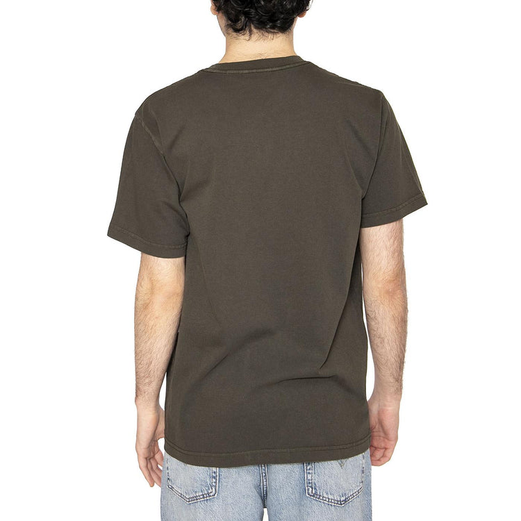 Lowecase Pigment Tee Ss Green - Maglietta Girocollo Uomo Verde 131080353-RSI  OBEY 