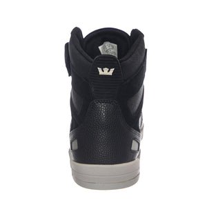 Breaker Black/ Silver / White - Scarpe Collo Alto Uomo Nere BREAKER Black/Silver-White  SUPRA 