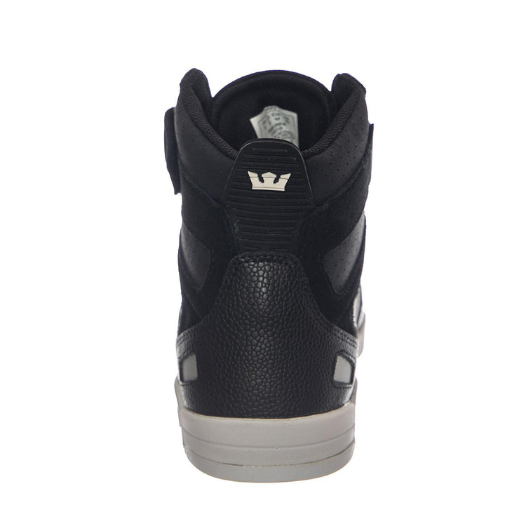 Breaker Black/ Silver / White - Scarpe Collo Alto Uomo Nere BREAKER Black/Silver-White  SUPRA 